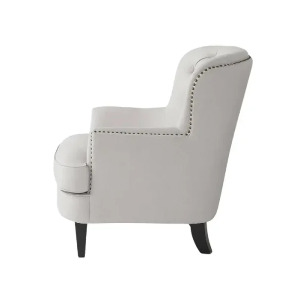 Windsor Club Chair with Ottoman (5) Side image of Windsor Club Chair with Ottoman