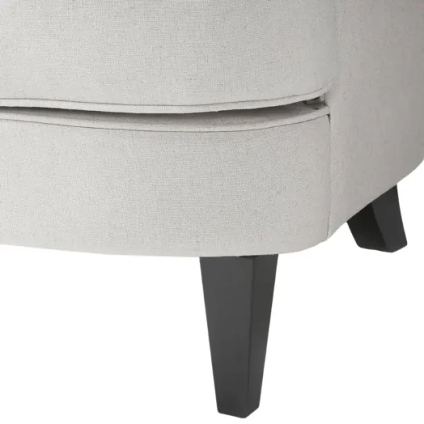 Windsor Club Chair with Ottoman (6) Zoomed leg image of Windsor Club Chair with Ottoman