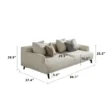 2 seater dimensions