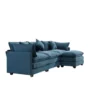 Amore Upholstered Sofa - Comfortable Fabric Sofa with Cushions