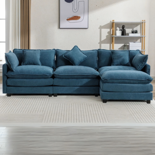 Zoomed Front image of Amore Upholstered Sofa