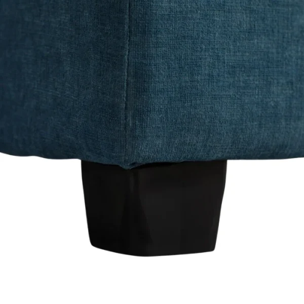 Amore Upholstered Sofa - Sturdy Wooden Leg Detail Amore Upholstered Sofa - Sturdy Wooden Leg Detail