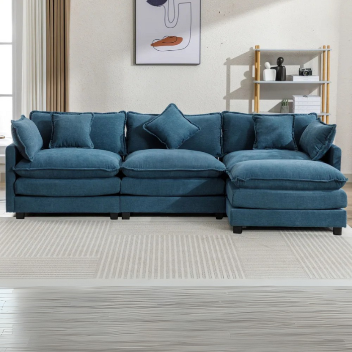 Zoomed Front image of Amore Upholstered Sofa