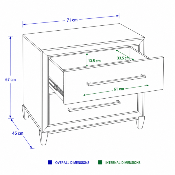 Aurelius-Bedroom-Set-Side-Table-Dimension-Diagram Aurelius-Bedroom-Set Side Table Dimension Diagram
