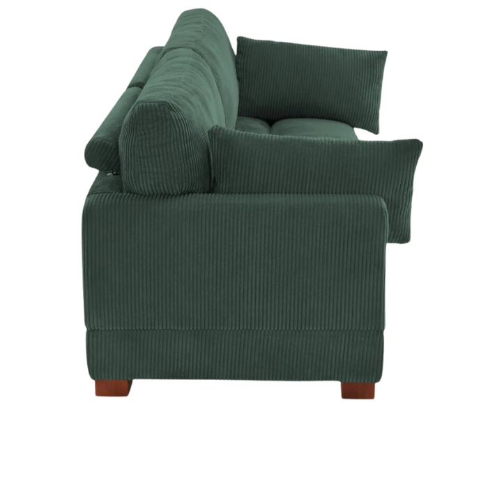 Side image of Corduroy Hunter Sofa