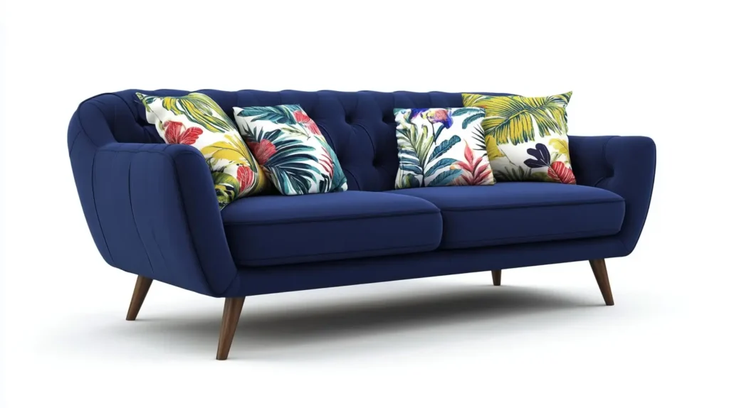 Deep Blue Sophistication Navy blue Sofa