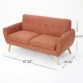 Joseph Sofa - Mid Century Modern Fabric Sofa with Dimensions