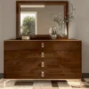 Lunova bedroom Set Pakistan, Dresser with mirror image with background