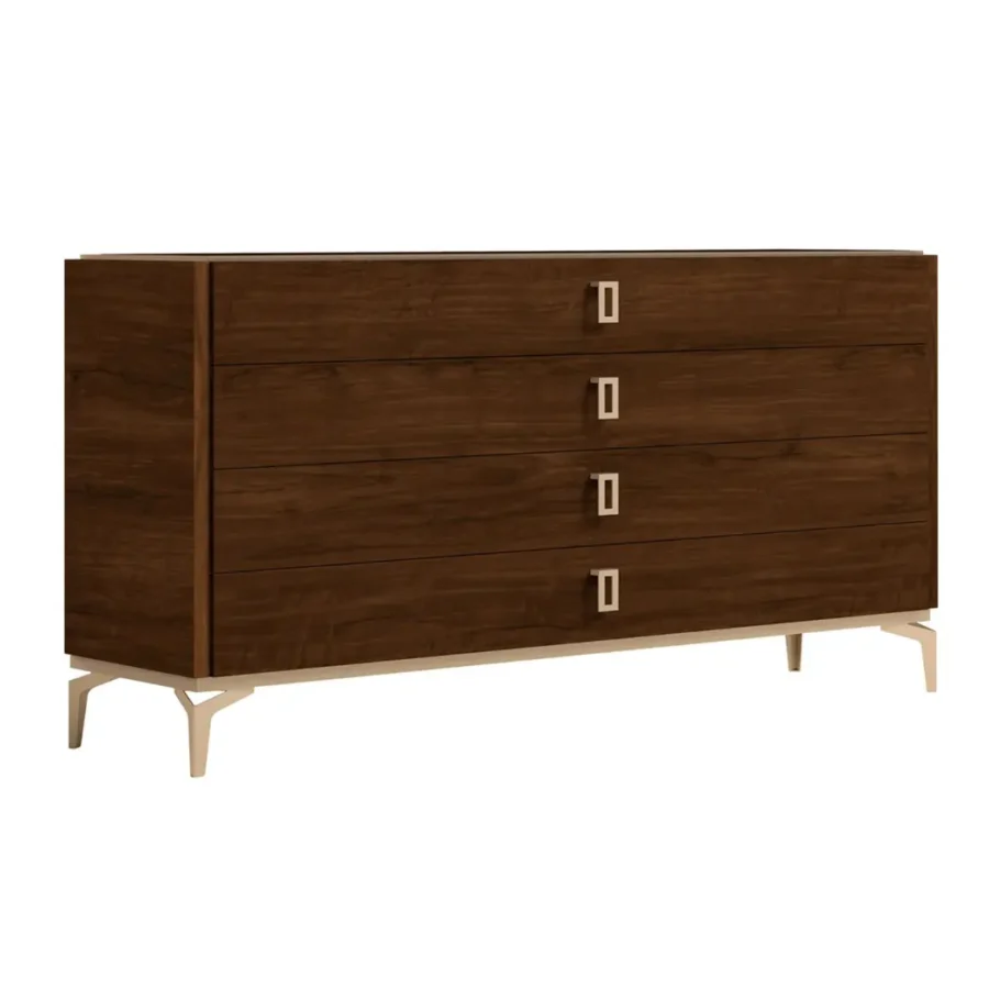 Lunova Bedroom Set (6) Lunova Dresser image without background image