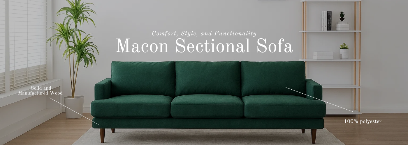 Macon Sectional Sofa Banner