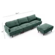 Macon Sectional Sofa Green 2