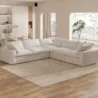 Valiant Corner Sectional Sofa (White) 3