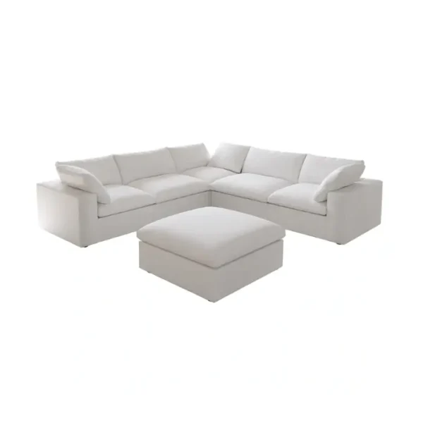 Valiant Corner Sectional Sofa (White) 5