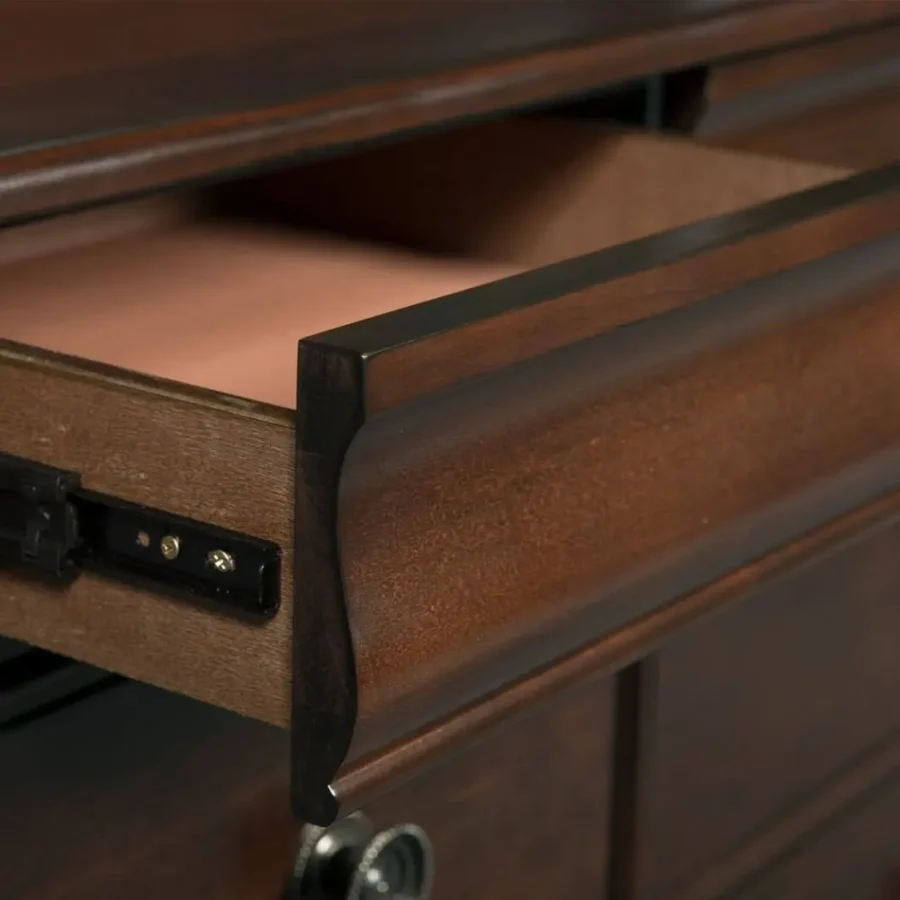 Victoria Beroom Set (4) close view of wooden drawer