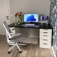 alex desk with matching chair and accessories