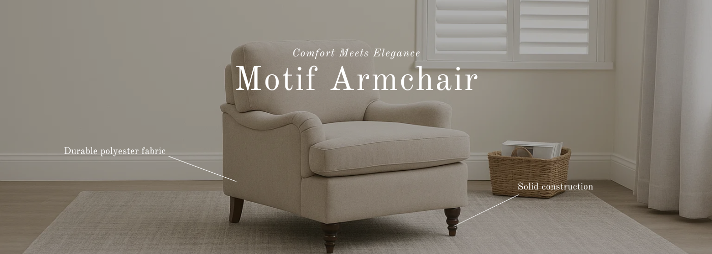 Motif Armchair Banner