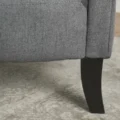 oslo wingback chair close view