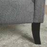 oslo wingback chair close view