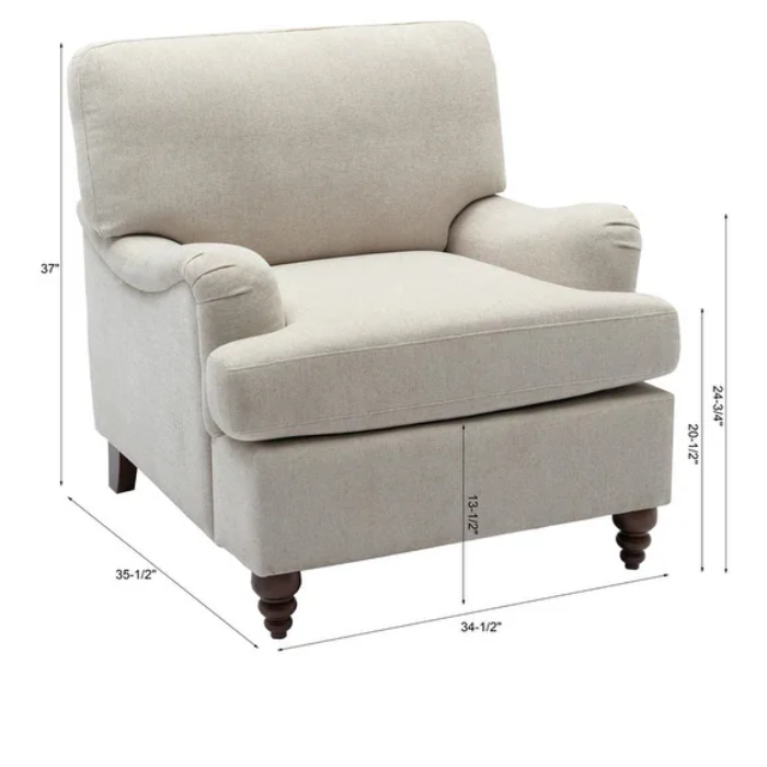 Motif Armchair dimensions