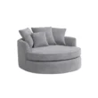 Celeste Single Seat Sofa Chair Round Barrel right side view