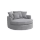 Celeste Single Seat Sofa Chair Round Barrel right side view