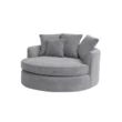 Celeste Single Seat Sofa Chair Round Barrel left side view