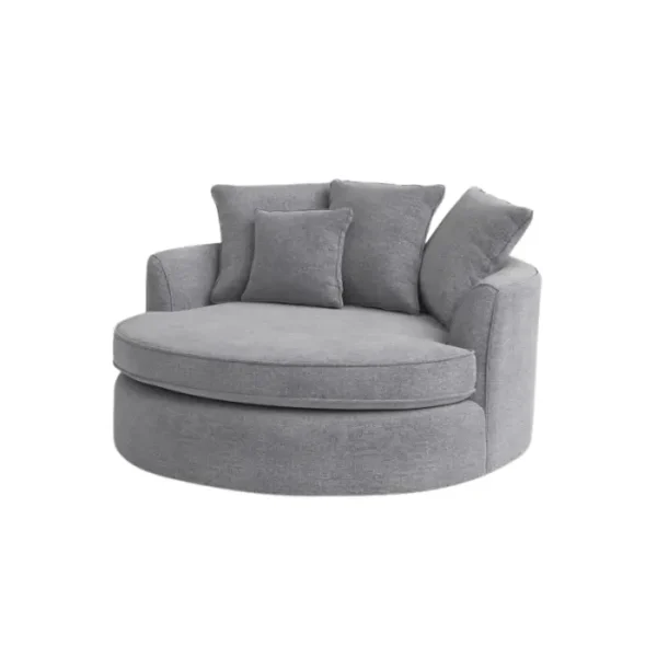 Celeste Single Seat Barrel Chair 5 Celeste Single Seat Sofa Chair Round Barrel left side view