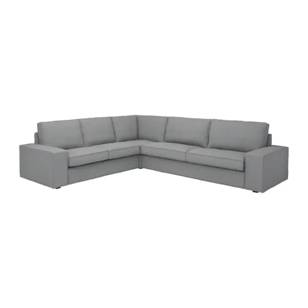 Tristan Corner Sectional (Grey) 3 Grey Tristan Corner Sofa in Pakistan with Livingroom Background