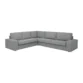 Grey Tristan Corner Sofa in Pakistan with Livingroom Background