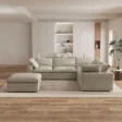 Valiant Corner Sectional Sofa khaki color