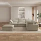 Valiant Corner Sectional Sofa khaki color