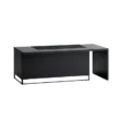 Obsidian Executive Desk made with Premium engineered wood with fine finish