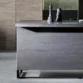 Obsidian Executive Desk front Angle, made withPremium engineered wood with fine finish