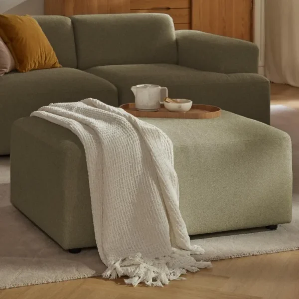 Olive Grove Footstool Green Details Olive Grove Footstool Green Details