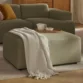 Olive Grove Footstool Green Details