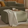Olive Grove Footstool Green Details