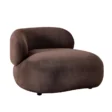 Serena Lounge Chair Dark Brown Details