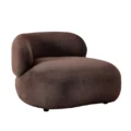 Serena Lounge Chair Dark Brown Details