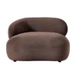 Serena Lounge Chair Dark Brown Details