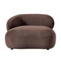 Serena Lounge Chair Dark Brown Details