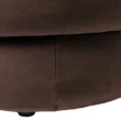 Serena Lounge Chair Dark Brown Details
