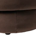 Serena Lounge Chair Dark Brown Details
