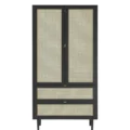 front view of soliel cane wardrobe