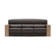 Velora Classic Sofa 3 seater With Premium Lether and wooden armrest