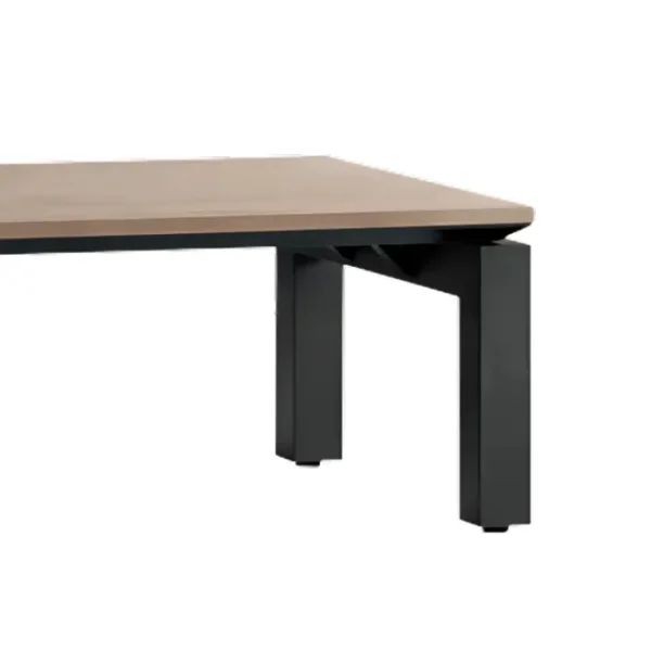 Velora Sofa Table Details 3 Black Sturdy Legs of Velora Sofa Table