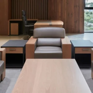 Velora Sofa Table Real life office setup