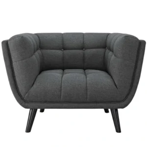 Bestow Upholstered Armchair with plush cushions, elegant upholstery, and stylish seating comfort