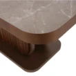 marble top round edge close view