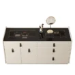 dresser upper front view in white background