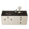 dresser upper front view in white background